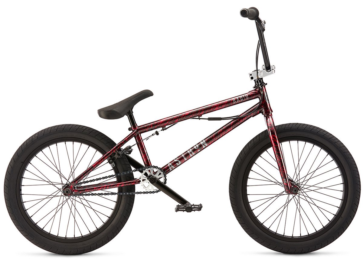 Radio Bikes "Astron" 2017 BMX Bike - Black/Red Splatter | kunstform BMX