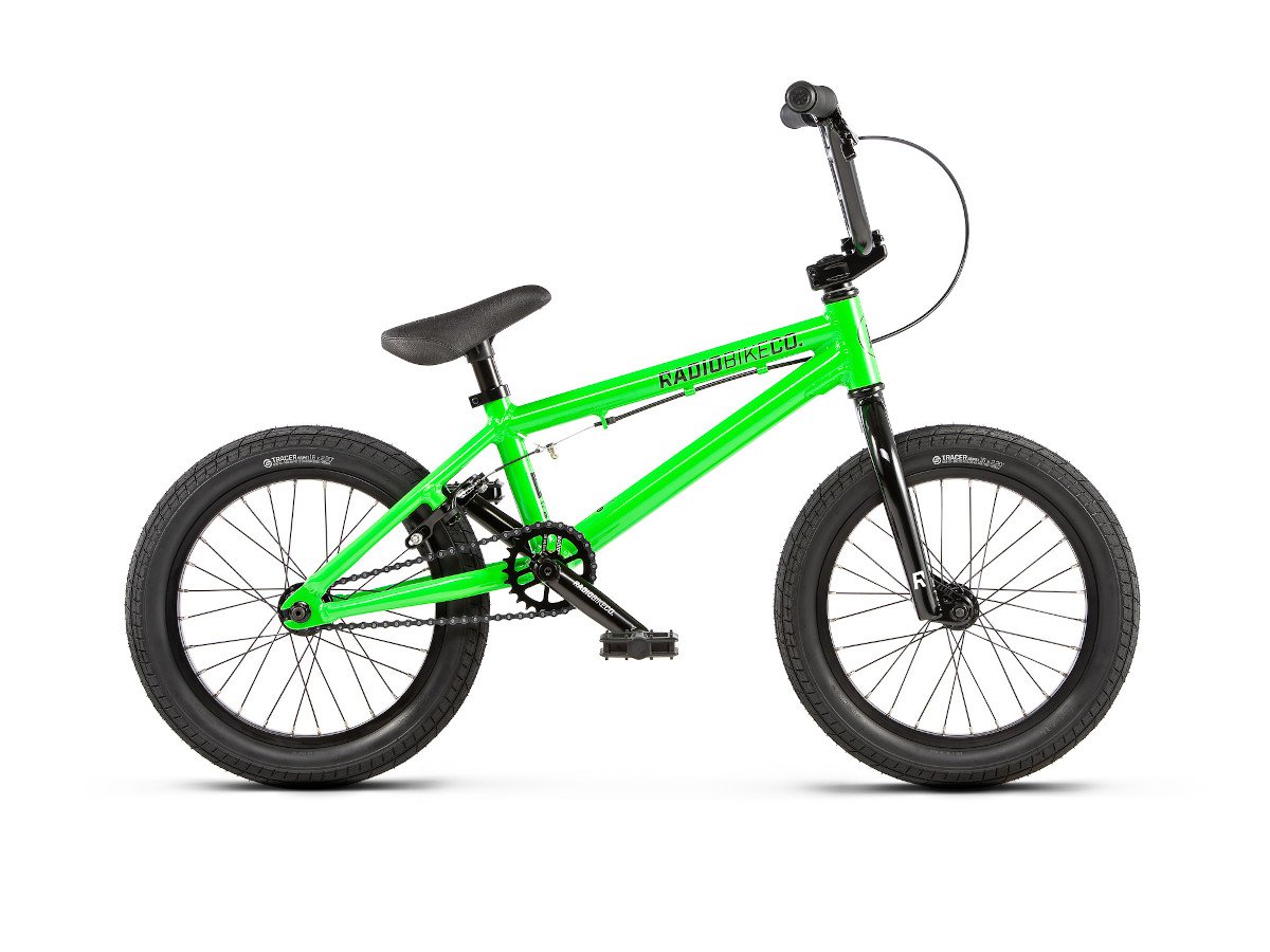 neon green bmx bike