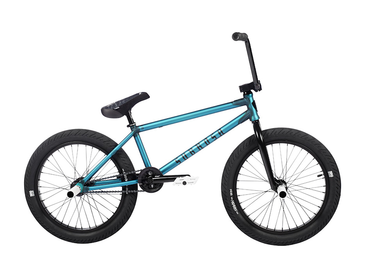 teal bmx frame