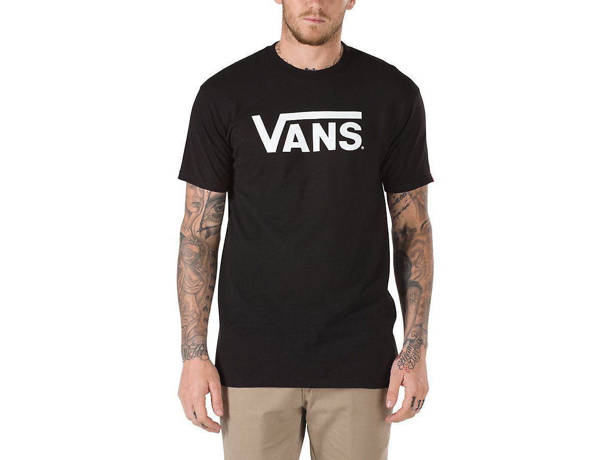 Vans "Classic" T-Shirt - Black/White kunstform BMX & Mailorder - worldwide shipping