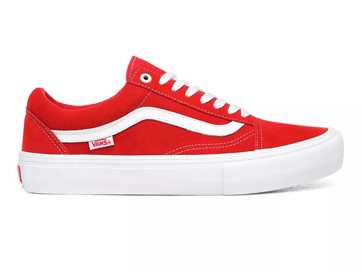 red and white womens vans