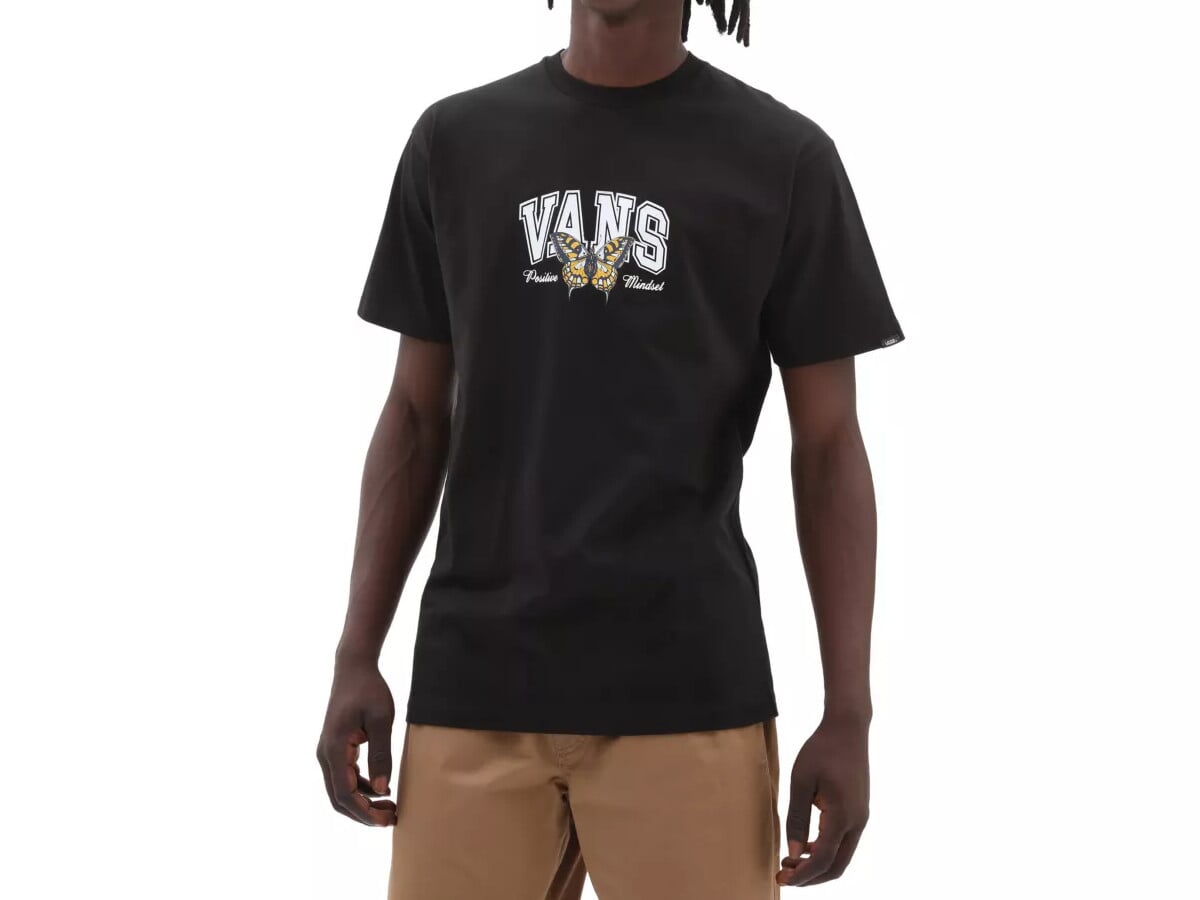 Black worldwide shipping T-Shirt Mailorder - Vans Mindset\