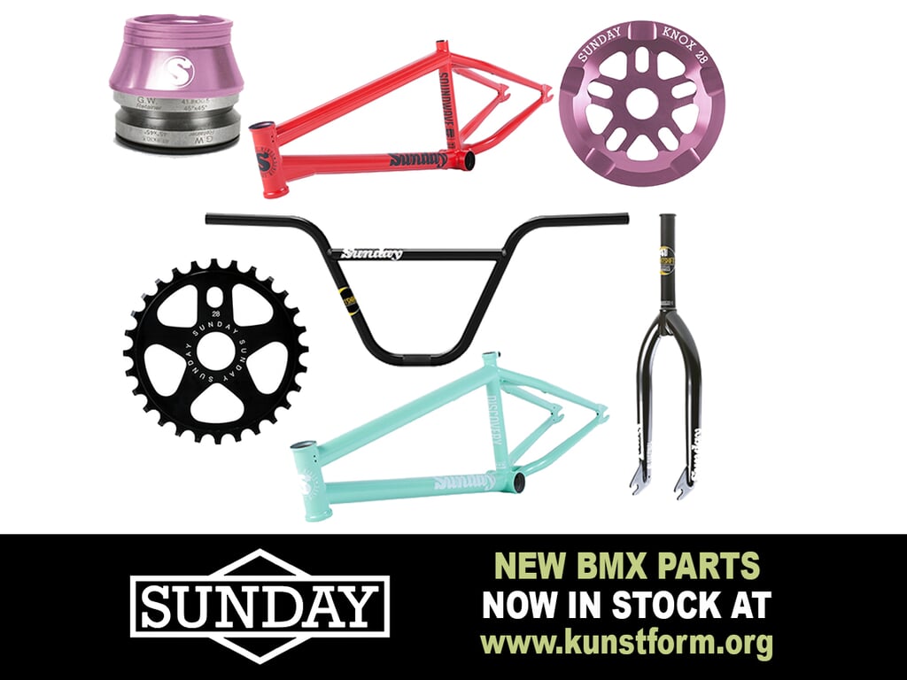 Sunday Bikes 2019 Parts & Frames - In stock!