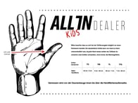 ALL IN "Black Line Kids Dealer" Kinder Handschuhe