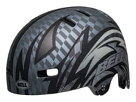 Bell "Local" BMX Helmet - Matte Black/Gray Psycho