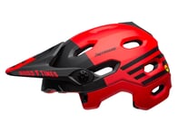 Bell "Super DH" Spherical Fullface Helm - Matte Red/Black Fasthouse