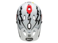 Bell "Super DH" Spherical Fullface Helm - Matte/Gloss Black/White Fasthouse