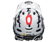 Bell "Super DH" Spherical Fullface Helm - Matte/Gloss Black/White Fasthouse