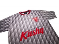 DUB BMX "Kushy" Jersey T-Shirt - Grey/Red