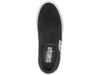 Etnies "Lo-Cut Slip" Shoes - Black/White