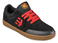 Etnies X Santa Cruz "Kids Marana" Shoes - Black/Red/Gum