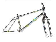 Haro Bikes "Lineage Ground Master" BMX Frame + Fork Set - Chrome