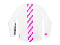 Muc-Off "Long Sleeve Riders" Trikot - Weiß/Pink