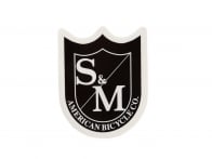 S&M Bikes "Small Shield" Sticker