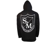 S&M Bikes "Two Shield" Hooded Pullover - Black