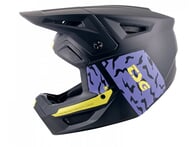 TSG "Sentinel Graphic Design" Fullface Helmet - Violet Yellow Flakes