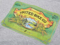 United Bikes "Seamus IPA Crew Neck" Pullover - Heather Grey