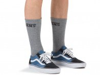 Vans "Classic Crew" Socken (3 Paar) - Heather Grey/Black