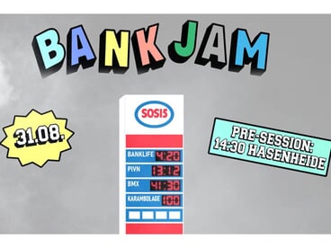 Bank Jam 2024 - Shop Berlin am 31.08.2024 ab 14 Uhr geschlossen