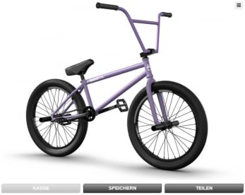 Custom BMX Configurator v2 - Konfigurationen speichern