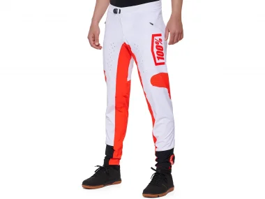 100 Percent "R-Core X" BMX Race Hose - White/Red 100 Percent "R-Core X" BMX Race Hose - White/Red
