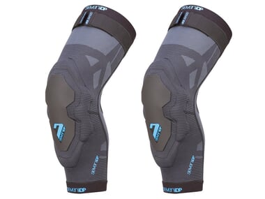 7 Protection "Project" Knee Pads - Grey/Blue