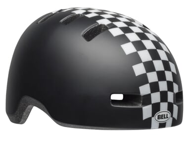 Bell "Lil Ripper" BMX Helmet - Matte Black/White Checker