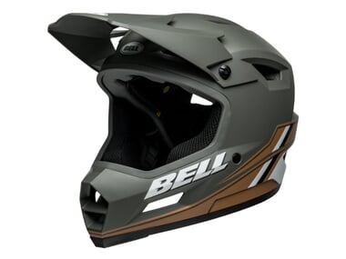 Bell "Sanction 2 DLX MIPS" Fullface Helmet - Alpine Matte Dark Gray/Tan 23