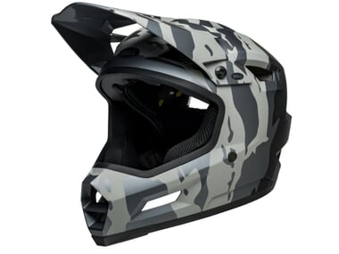 Bell "Sanction 2 DLX MIPS" Fullface Helmet - Ravine Matte Gray/Black 23