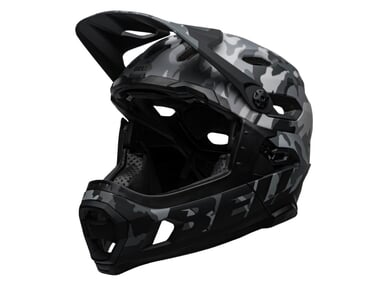 Bell "Sanction Super DH Spherical Fullface Helm - Matte Gloss Black Camo