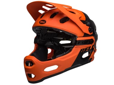 Bell "Super 3R MIPS" Fullface Helm - Matte Orange/Black