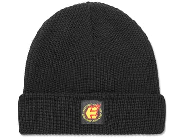 Etnies X Santa Cruz "Flame" Beanie - Black