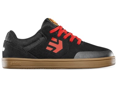 Etnies X Santa Cruz "Little Kids Marana" Shoes - Black/Red/Gum