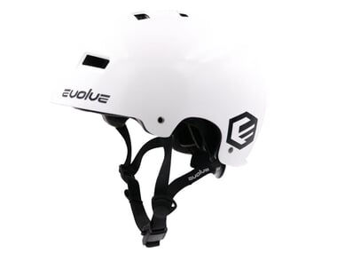 Evolve "Curb Fidlock" BMX Helm - Glossy White