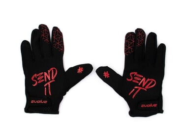 Evolve "Send It" Gloves - Red/Black