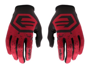 Evolve "Splatter" Gloves - Burgundy/Black