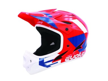 Evolve "Storm" Fullface Helmet - Gloss Red