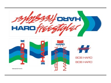 Haro Bikes “1984 Master” Sticker Set