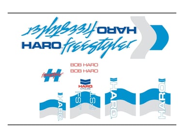 Haro Bikes “1985 FST” Sticker Set