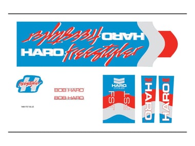 Haro Bikes "1986 FST" Stickerset