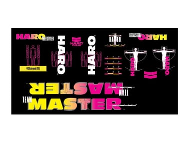 Haro Bikes "2020 Master" Sticker Set