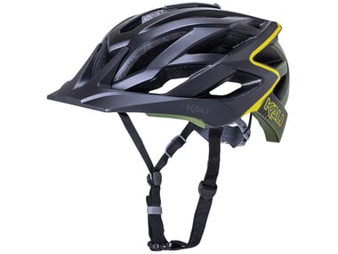 Kali Protectives "Lunati" MTB Helmet - Matt Black/Green