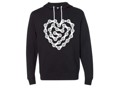 Props "Heart Chain" Hooded Sweater Pullover - Black