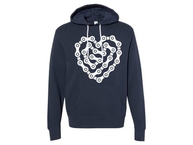 Props "Heart Chain" Hooded Sweater Pullover - Darkblue