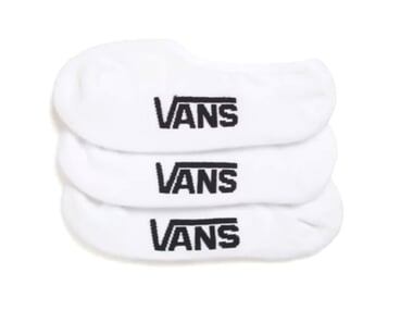 Vans "Classic No Show" Socks (3 Pair) - White