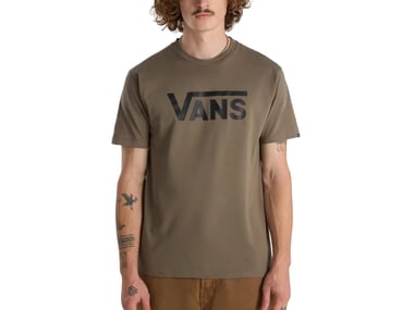 Vans Classic T Shirt Burgundy White kunstform BMX Shop Mailorder worldwide shipping