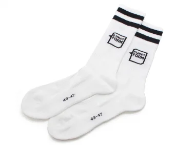 kunstform "Logo" Socken - White kunstform "Logo" Socken - White