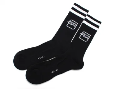 kunstform "Logo" Socken - Black kunstform "Logo" Socken - Black