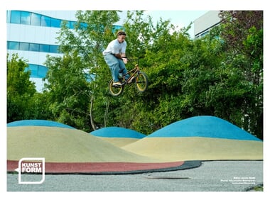 kunstform "Team 2025 Justin Rudd" BMX Poster - 420 × 594 mm  (DIN A2)