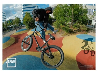 kunstform "Team 2025 Noah Martella" BMX Poster - 420 × 594 mm  (DIN A2)